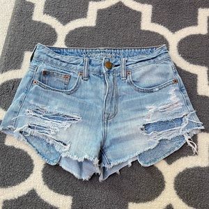 American Eagle Hi-Rise Festival Shorts